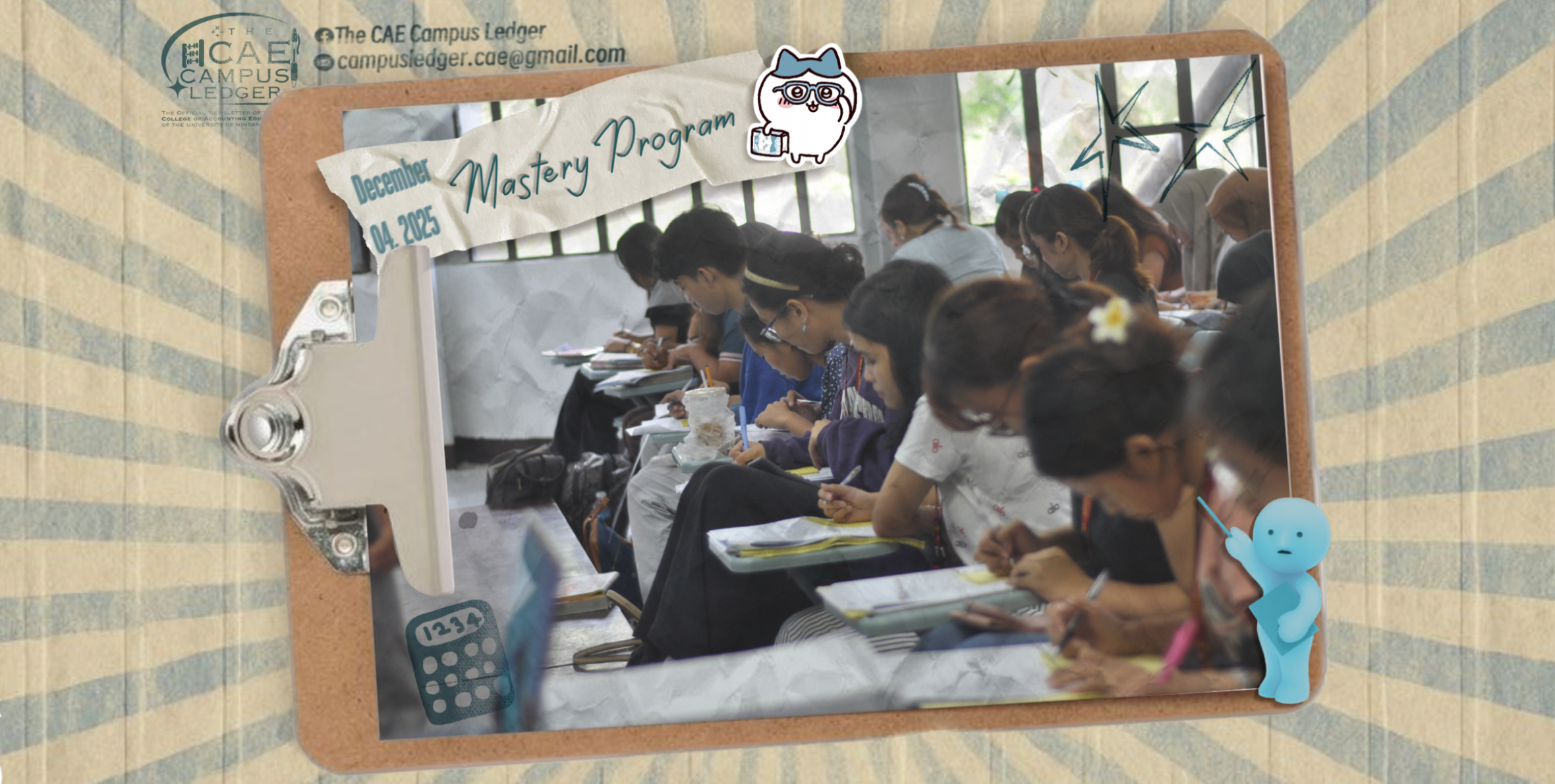 Image for 𝗡𝗘𝗪𝗦 | 𝗦𝘁𝘂𝗱𝗲𝗻𝘁𝘀 𝗚𝗲𝗮𝗿 𝗨𝗽 𝗳𝗼𝗿 𝗘𝘅𝗮𝗺𝘀 𝘄𝗶𝘁𝗵 𝗖𝗔𝗘’𝘀 𝗠𝗮𝘀𝘁𝗲𝗿𝘆 𝗣𝗿𝗼𝗴𝗿𝗮𝗺